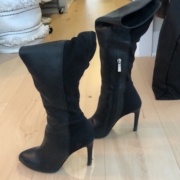 Vince Camuto Leather Knee High Boots - Picture 3 of 5